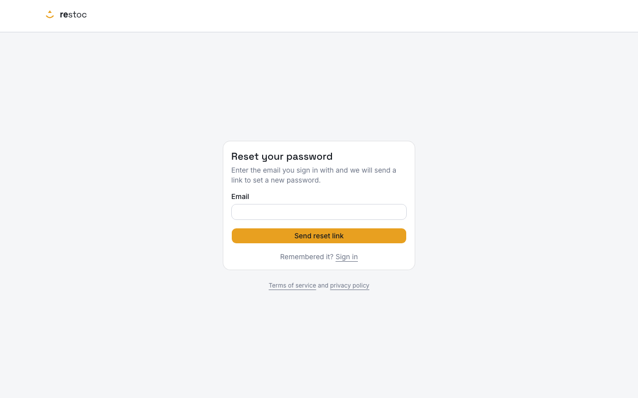 Restoc: Shopify inventory reorder alerts: how Restoc connects